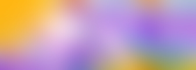 Lilac and yellow gradient background. Long banner, copy space.