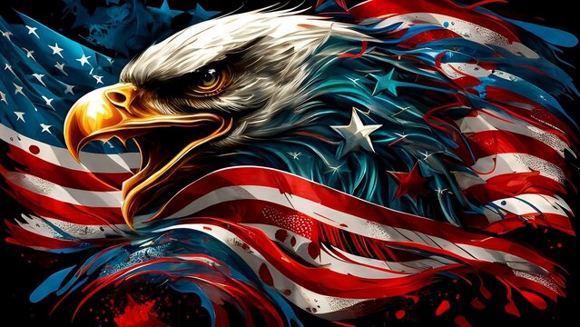Bald Eagle Flag Images – Browse 13,032 Stock Photos, Vectors, and Video