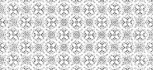 Ein Muster aus kurzen Strichen, Punkten und kleinen Quadraten - als Hintergrund oder Überlagerung