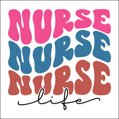 Nurse life Retro Svg