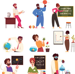 School Subject Teacher Set