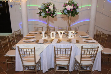 decoración e lujo para matrimonios 