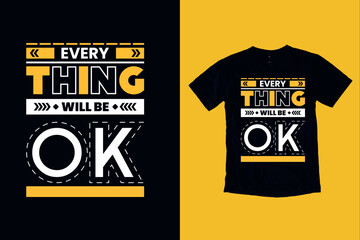 Minimal  Motivational Typography T-Shirt design