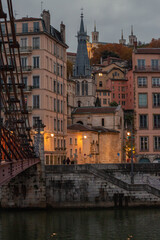 Fototapeta na wymiar Photo de la ville de Lyon.