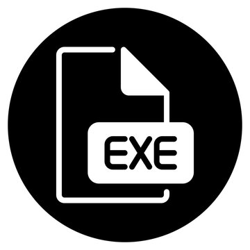 exe glyph icon