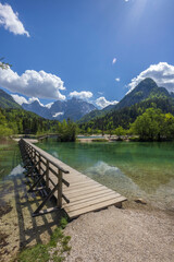 Jasna pond near Kranjska Gora, Triglavski national park, Slovenia