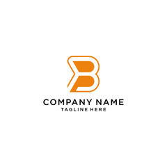 Letter PB BP Initial Logo Design Vector Template Illustration
