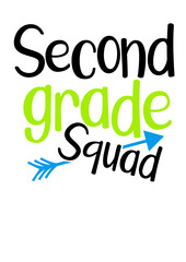 Fototapeta premium Second grade squad. Arrow clipart. Isolated on transparent background