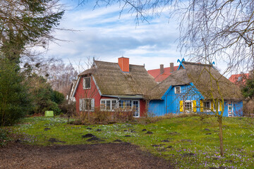 Schöne alte Häuser in Zingst.