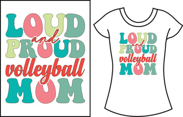 Mom lover groovy retro vintage Mother's Day t shirt design.