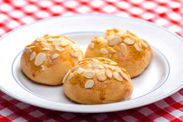 still lif of  almond buns