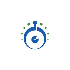 The logo design is eye robot
