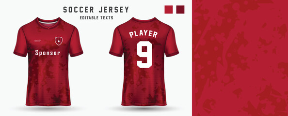 Soccer jersey design for sublimation, sport t shirt vector template 09