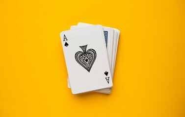 Close-up of playing cards