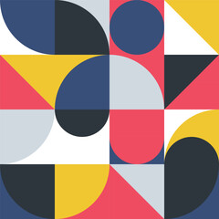 Geometric minimalistic pattern with a simple shape and figure. Abstract design for advertising branding, web banner, business and wallpaper.