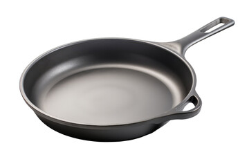 frying pan isolated on transparent background. generative Ai