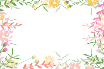 Obraz premium Abstract Floral Background Free Vector