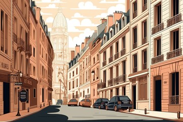 Obraz premium Colorful views of Paris