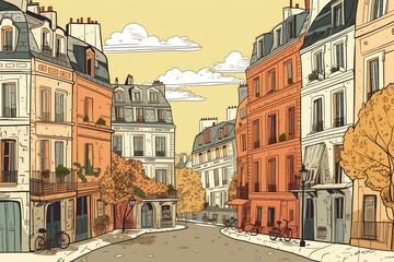 Obraz premium Colorful views of Paris