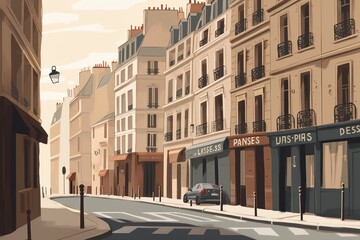 Colorful views of Paris