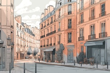 Obraz premium Cozy Paris streets