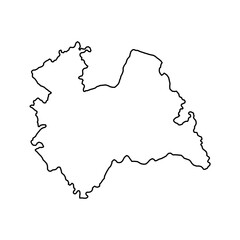 Utrecht province of the Netherlands. Vector illustration.