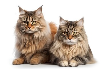 Obraz premium cat and kitten