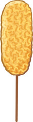 Crispy Corn dog illustration 02