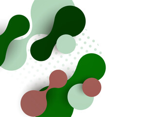 Abstract overlay shapes. Wavy shapes, flowing elements, flow lines. Trendy futuristic design for banner, flyer, poster, logo. Vector