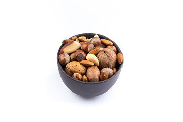 Nuts mix in bowl