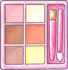 eyeshadow palette illustration_01