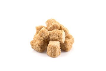 Brown cane sugar cubes