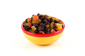 Mix variety of dried fruit