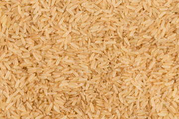 Uncooked Brown rice background