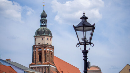 Fototapeta na wymiar Oberkirche St. Nicolai in Cottbus