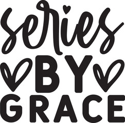 series by grace svg design