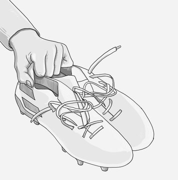 2123 Football Boot Drawing Images Stock Photos  Vectors  Shutterstock