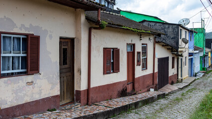 Detalhe da vila de Paranapiacaba, São Paulo, Brasil