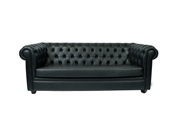 black elegance leather sofa