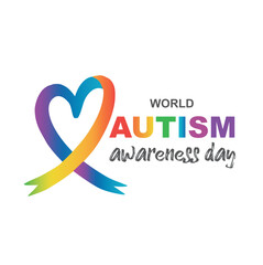 Illustration,banner or poster of World autism awareness day.