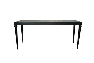 black table isolated on white