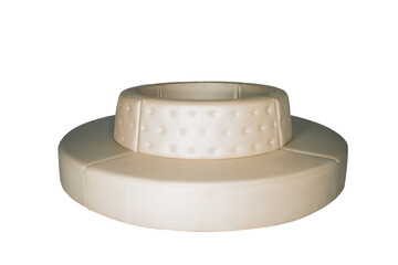 white chair isolated on white