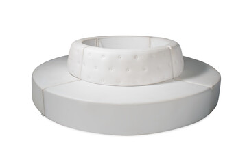 white chair isolated on white