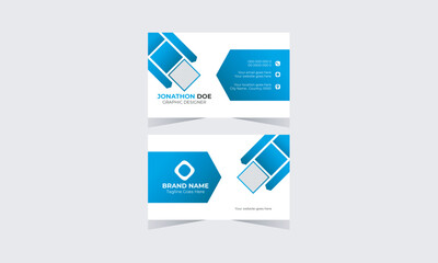 Corporate Modern Business Card Design 
Template Creative And Clean Business Card 
Name Card Visiting Card Simple Flat Vector
 Design Vector Illustration Print Template
 Clean Professional Business car