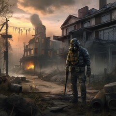 Stalker zone game art