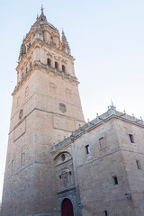 Fototapeta premium Photo detail of part of the Salamanca catedral in Spain