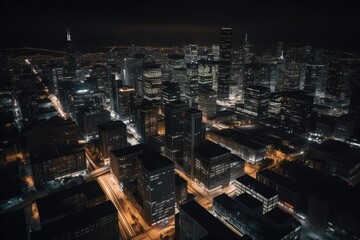 Fototapeta premium City at night background