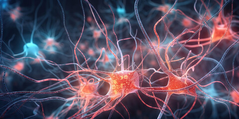 Neuroscience and Beyond: A Stunning 3D Rendering of Neural Cells in Action - Generative AI
