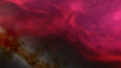bright nebula, nebula in space, majestic red-purple nebula, beautiful space background 3D render
