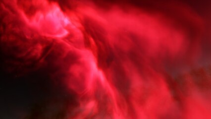 Nebula gas cloud in deep outer space, science fiction illustration, colorful space background with stars 3d render

